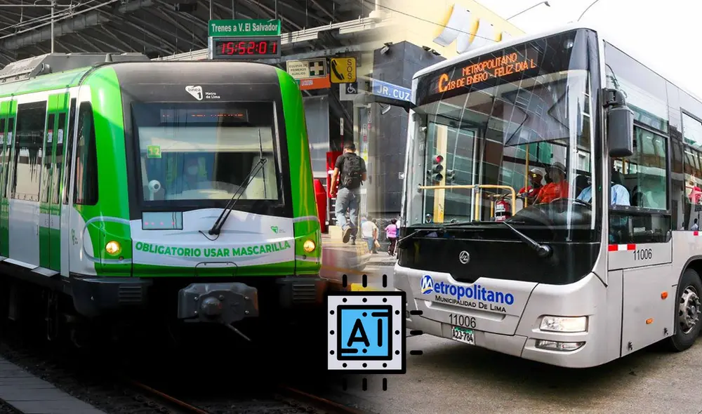 Lima Metropolitana tiene 43 distritos en total, por lo que su sistema de transporte es indispensable para la ciudadanía. Foto: composición LR/Andina