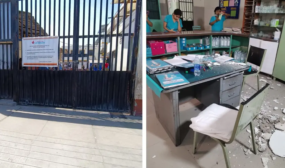 Áreas de hospital necesitan ser refacturadas de manera inmediata. Foto: recopilación LR Áreas de hospital necesitan ser refacturadas de manera inmediata. Foto: recopilación LR