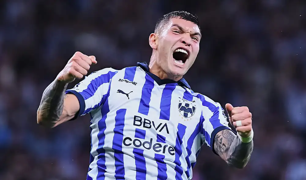 Brandon Vásquez anotó el primer gol para Monterrey. Foto: Monterrey