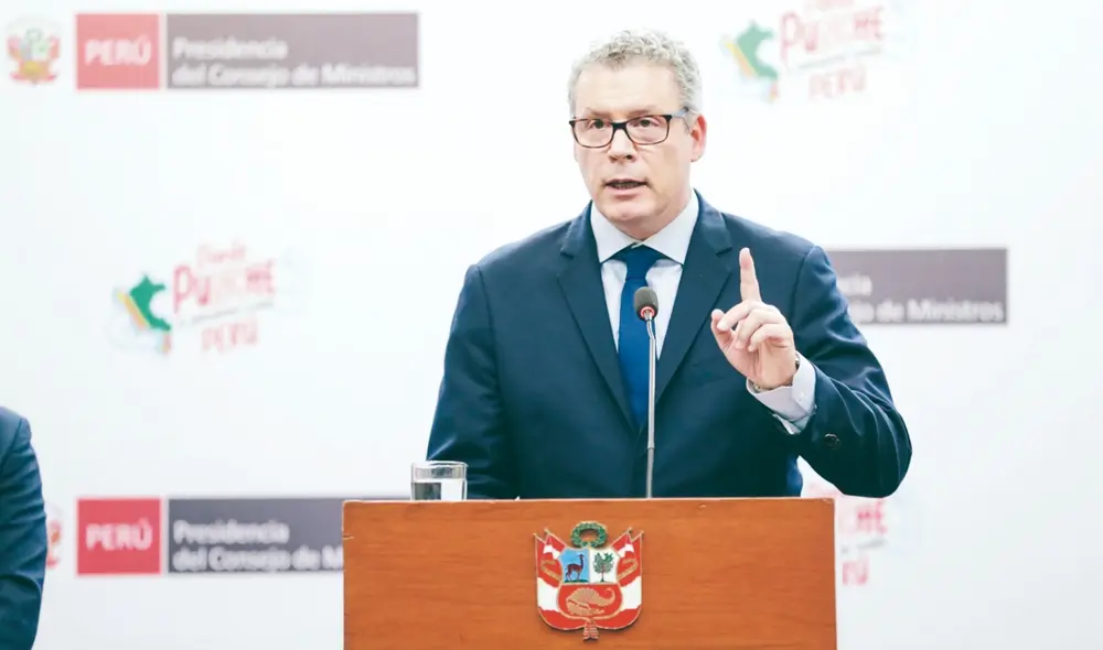 Silencio. Ministro Quero señaló su conformidad con la ley. Foto: difusión