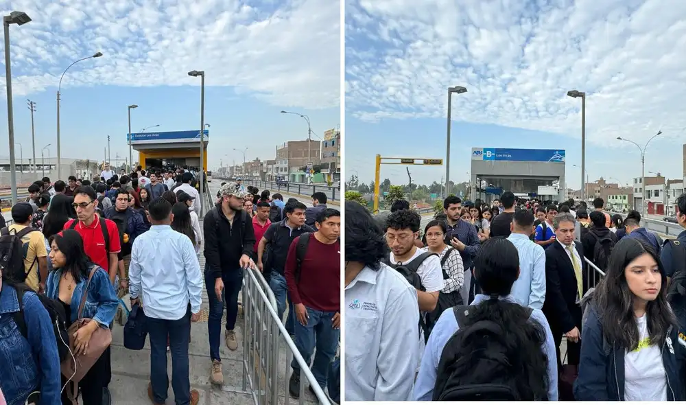 Gran demanda en esta estación sobrepasó la capacidad de abordaje. Foto: Kelly Granados/LR