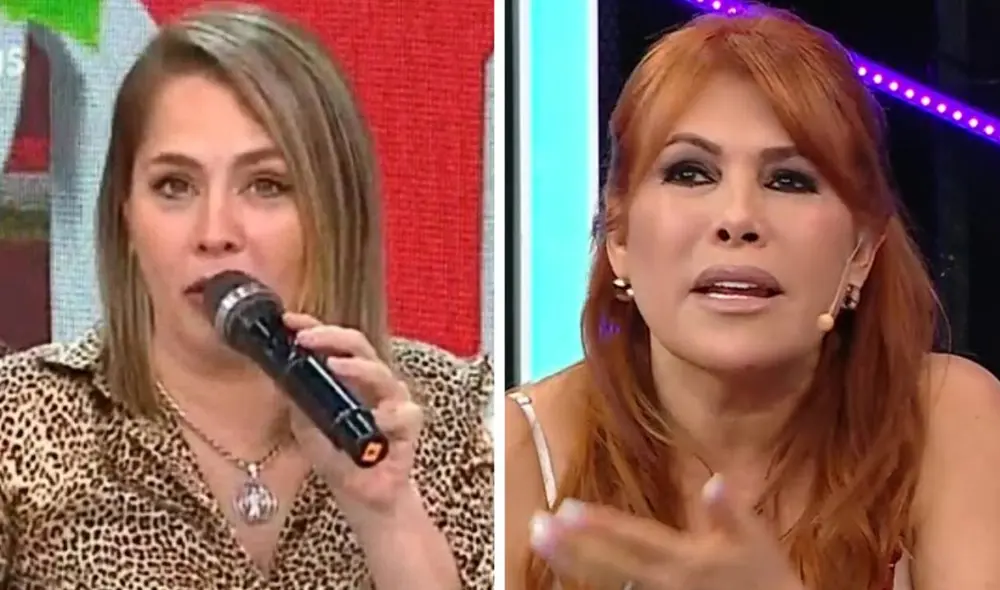 Magaly Medina no se ha pronunciado sobre la decisión de Yiddá Eslava, hasta el momento. Foto: composición LR / América TV / ATV