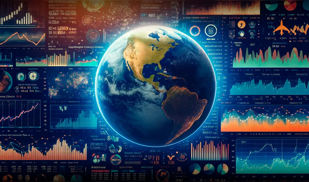 El riesgo país se convierte en el termómetro global que mide la salud económica y política de una nación. Foto: composición LR/IA