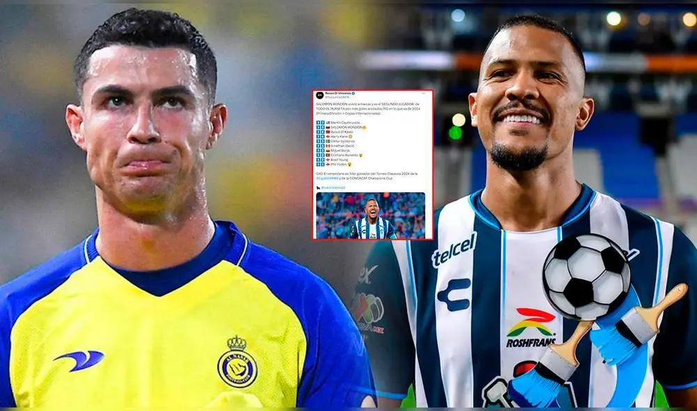 Salomón Rondón lleva 8 goles en la Liga MX con Pachuca CF, elenco al que llegó procedente de River Plate. Foto: composición LR/Tuzos/X/SoccerDataVEN/X/Diez