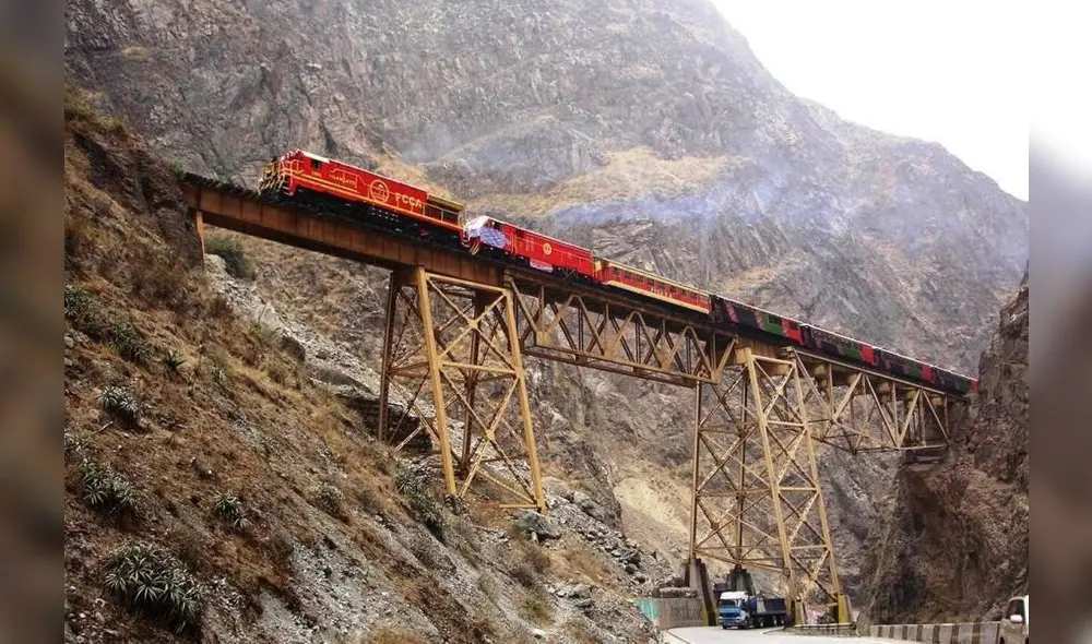 Reemplazarán rieles de la vía principal. Foto: Andina