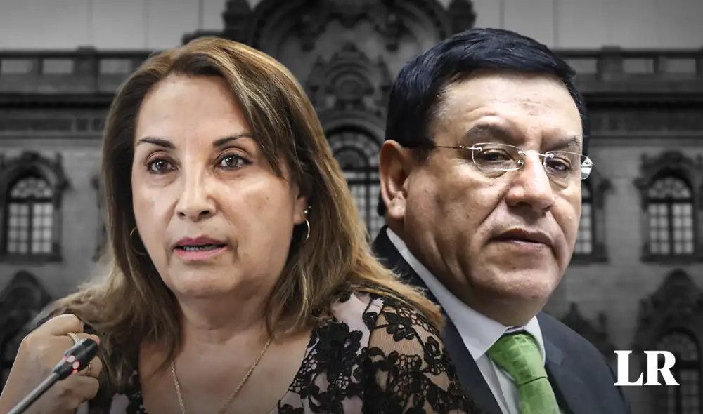 El presidente del Congreso no ha brindado declaraciones a la prensa sobre el encuentro con la presidenta Dina Boluarte. Foto: composición Jazmin Ceras/ La República.