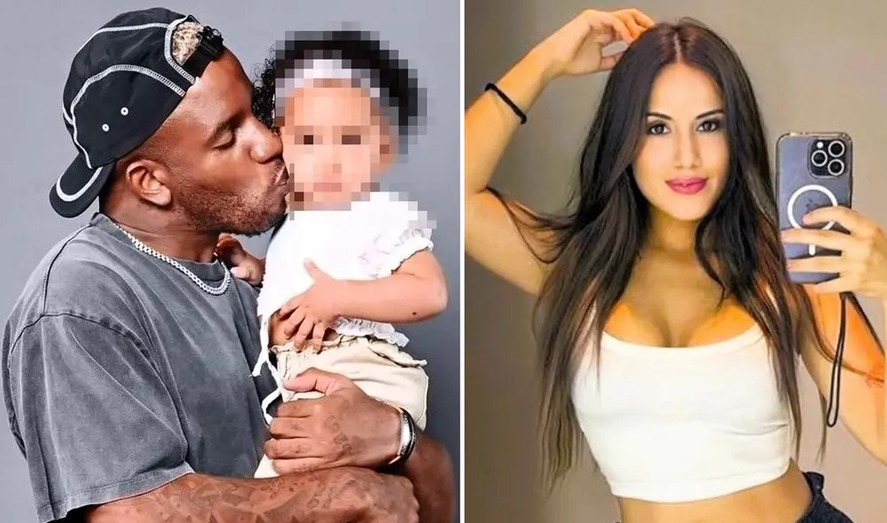 Jefferson Farfán tiene una excelente relación con la madre de su cuarta hija. Foto: composición LR/Instagram/Jefferson Farfán/Darinka Ramírez