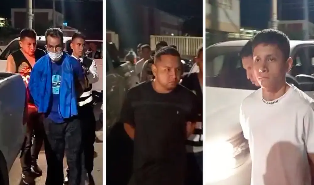 PNP detalló que, durante las 72 horas de detención de estos sujetos, seguirán con las investigaciones correspondientes. Foto: Composición LR/PNP PNP detalló que, durante las 72 horas de detención de estos sujetos, seguirán con las investigaciones correspondientes. Foto: Composición LR/PNP
