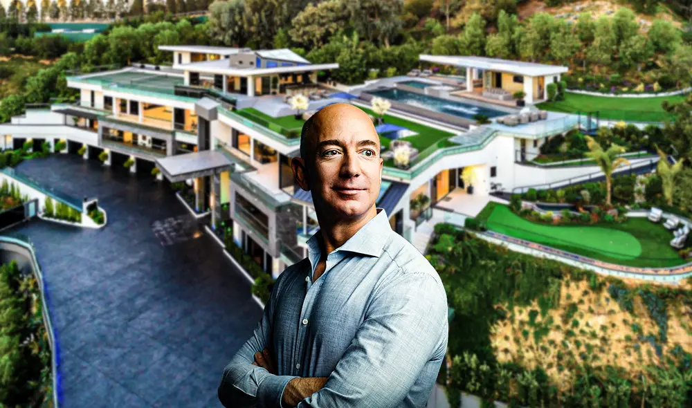 Jeff Bezos tiene una de las mansiones más valiosas del mundo. Foto: composición LR/BookStar