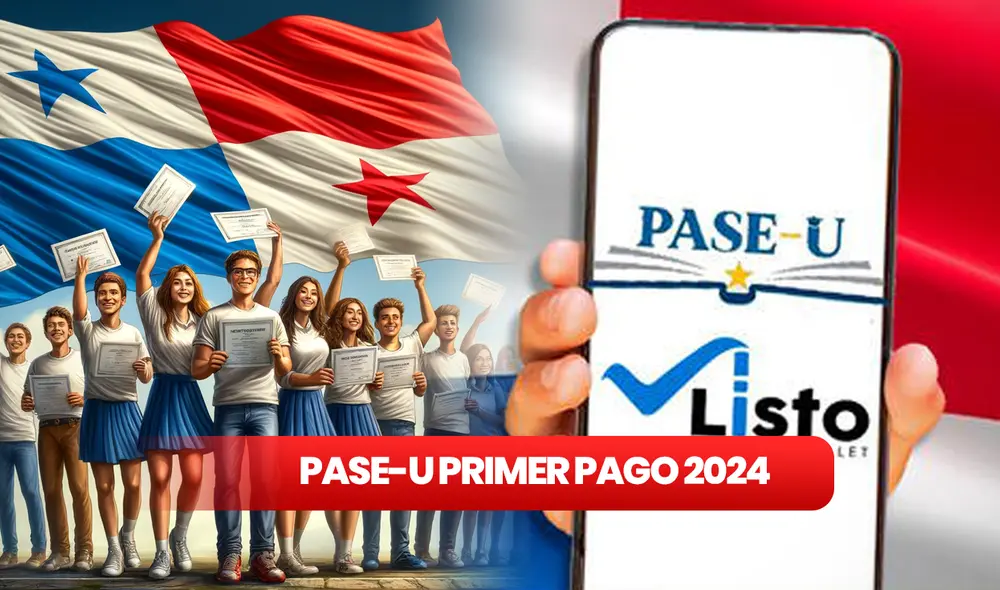 El pago de PASE-U se entrega a cientos de estudiantes que tiene promedios superiores durante el año escolar. Foto: composición LR/ Dall-e/ Listo Wallet/ Ifarhu