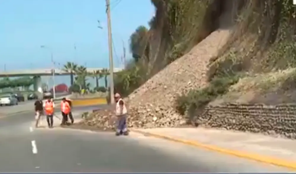 Por razones de seguridad, se ha cerrado completamente el desvío que lleva al circuito de playas. Foto: Canal N