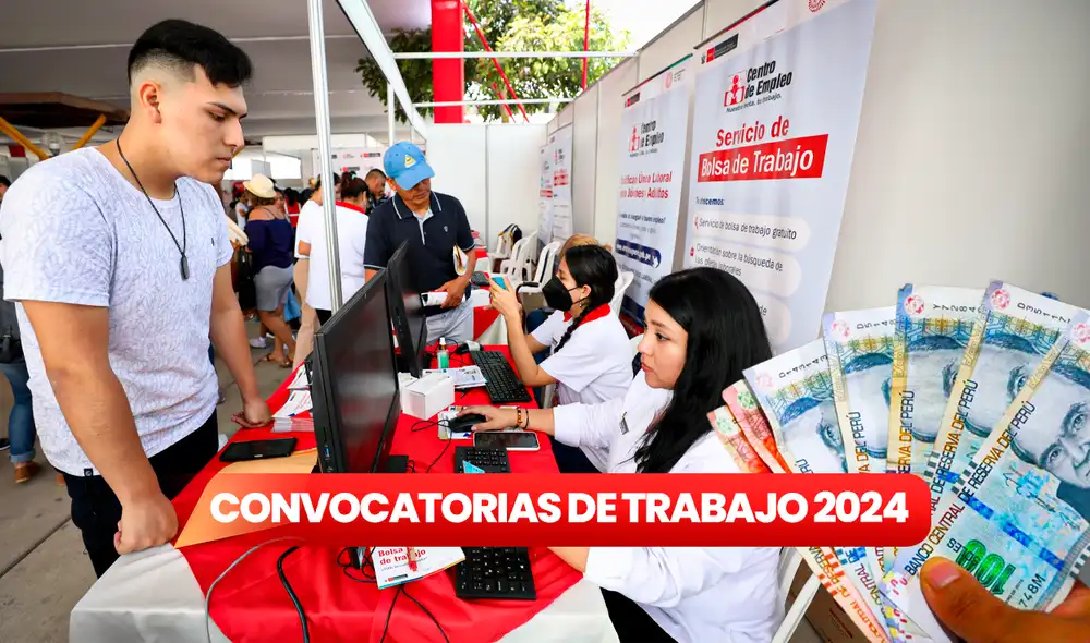 Revisa todos los detalles para postular a los empleos que hay en el MEF, Minedu y Sunat. Foto: composición LR/MTPE