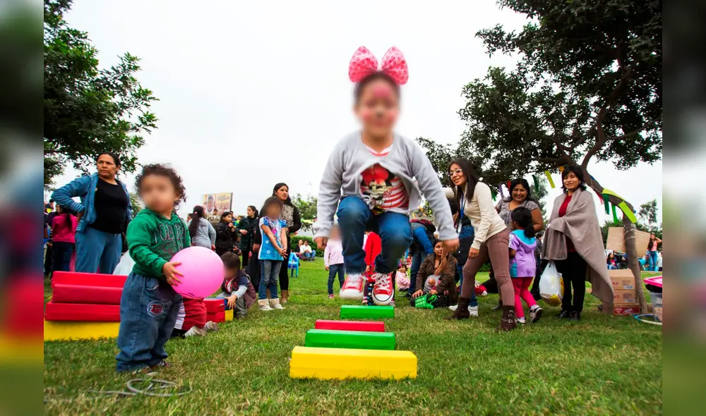 En el Club Metropolitano Flor de Amancaes, ubicado en Villa María del Triunfo, los niños podrán disfrutar del evento 'Juega, ríe, imagina y celebra'. Foto: Andina