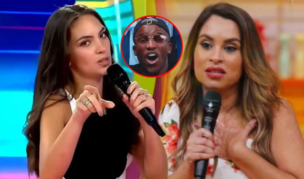 Natalie Vértiz cuestionó a Ethel Pozo por su comentario sobre Jefferson Farfán. Foto: composición LR/América TV/Youtube
