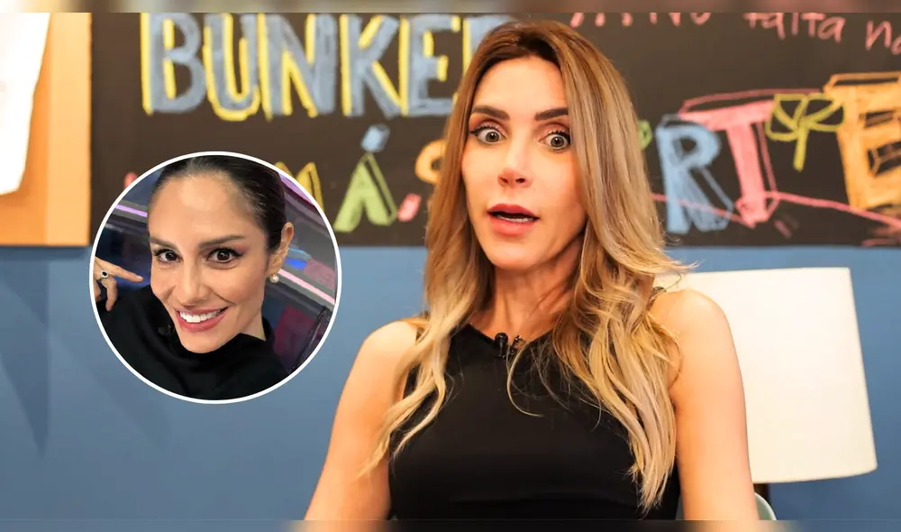 Juliana Oxenford habla sobre su colega Mávila Huertas. Foto: composición/LR/Trome/difusión