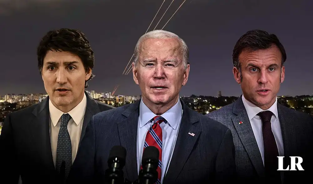 Países como Canadá, Estados Unidos y Francia expresaron su solidaridad con Israel tras los ataques de Irán. Foto: composición LR/AFP Países como Canadá, Estados Unidos y Francia expresaron su solidaridad con Israel tras los ataques de Irán. Foto: composición LR/AFP