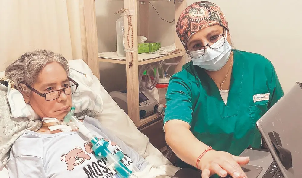 Aún espera. El Poder Judicial reconoció el derecho de María Benito a rechazar el tratamiento que recibe. Cada día que pasa se deteriora más su salud por la esclerosis lateral amiotrófica. Foto: difusión Aún espera. El Poder Judicial reconoció el derecho de María Benito a rechazar el tratamiento que recibe. Cada día que pasa se deteriora más su salud por la esclerosis lateral amiotrófica. Foto: difusión