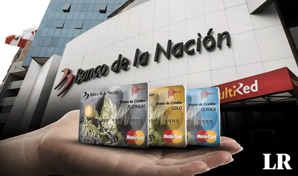 Las tarjetas permiten hacer compras por internet. Foto: composición LR / Banco de la Nación Las tarjetas permiten hacer compras por internet. Foto: composición LR / Banco de la Nación