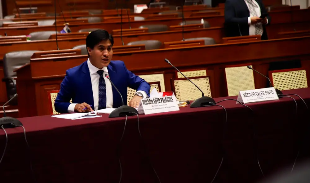 La iniciativa fue presentada por Wilson Soto, quien asegura que el PL “fortalece la institucionalidad” del Congreso. Foto: Parlamento
