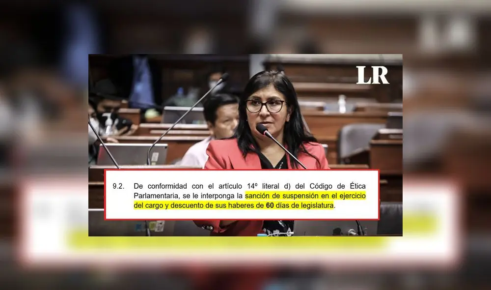 Katy Ugarte, una de las mochasueldo, llegó al Congreso con el partido Perú Libre. (Foto composición: La República). Katy Ugarte, una de las mochasueldo, llegó al Congreso con el partido Perú Libre. (Foto composición: La República).