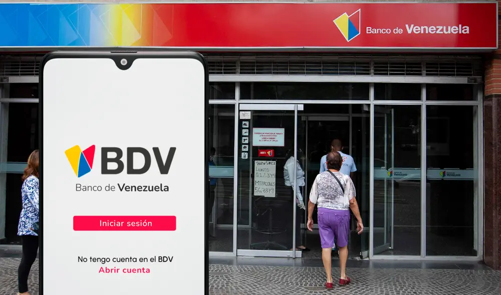 El pago móvil del Banco de Venezuela se puede realizar vía BDVenlínea y SMS. Foto: composición LR/Crónica Uno/Banco de Venezuela