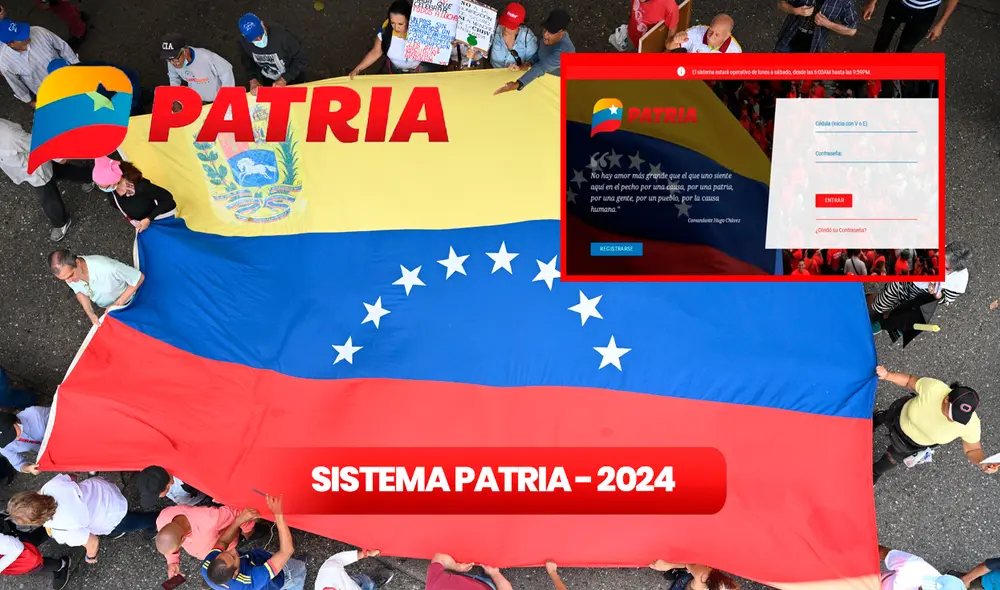 El Sistema Patria puede tener fallas que se solucionan de distintas formas. Foto: composición LR/AFP/Patria