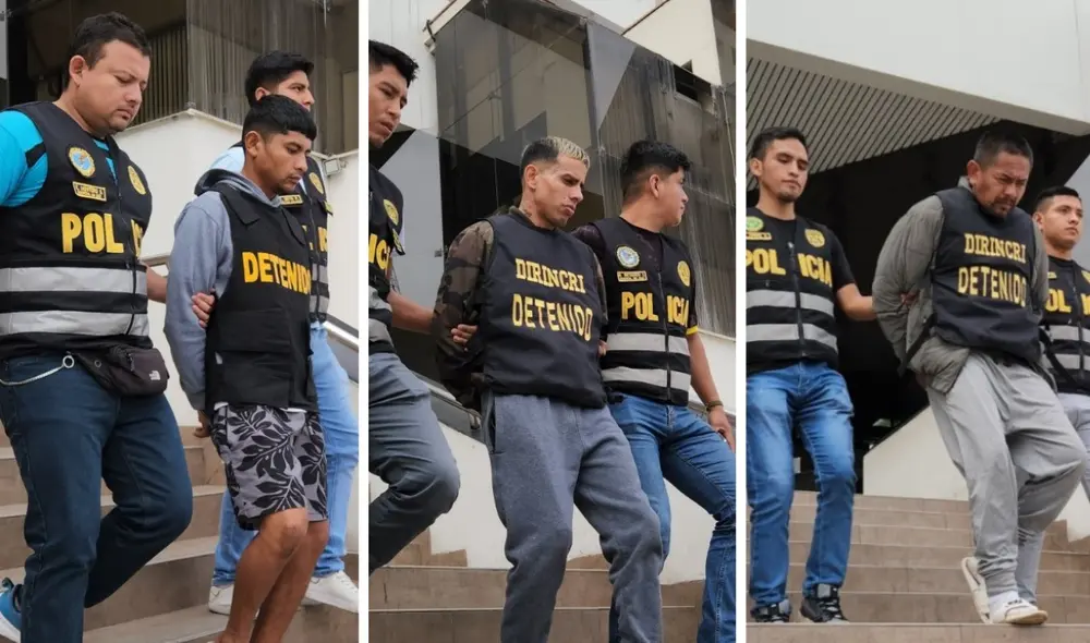 Captura de los que serían miembros de la banda criminal Los Chuckys de Ventanilla se dio gracias a información de Inteligencia. Foto: composición LR/Andina Captura de los que serían miembros de la banda criminal Los Chuckys de Ventanilla se dio gracias a información de Inteligencia. Foto: composición LR/Andina