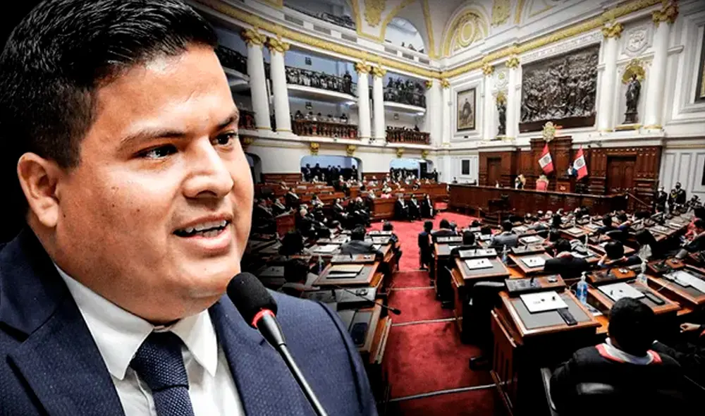 Diego Bazán lamentó que los “miembros de la comisión no tomen con responsabilidad este tema”. Foto: composición LR/La República/Congreso