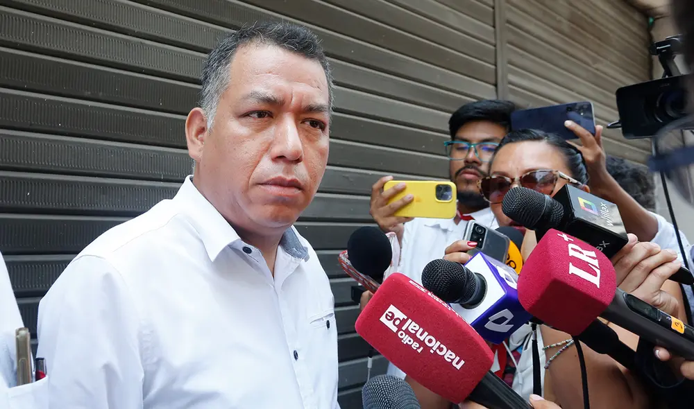 Espinoza afirmó que no renunciará a Acción Popular. Foto: Carlos Félix/La República Espinoza afirmó que no renunciará a Acción Popular. Foto: Carlos Félix/La República