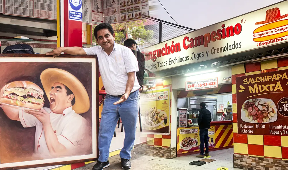 El Sanguchón Campesino al principio se llamaba El Point, pero gracias a un amigo de su fundador, cambió de nombre. Foto: cortesía/Twitter.