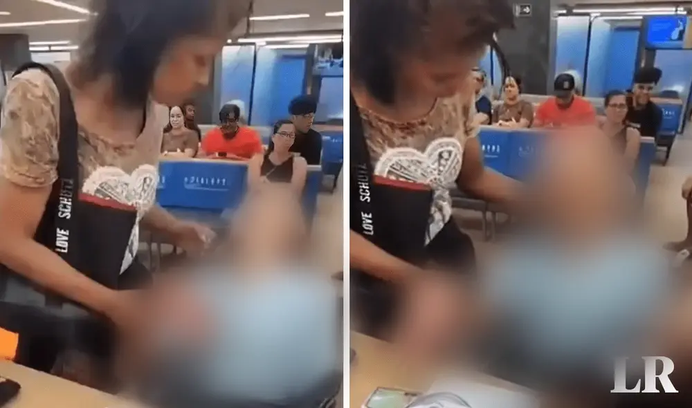 La mujer llegó al banco con su tío en una silla de ruedas e intentó completar los trámites para un préstamo que estaba siendo gestionado a nombre del hombre. Foto: g1.globo.com