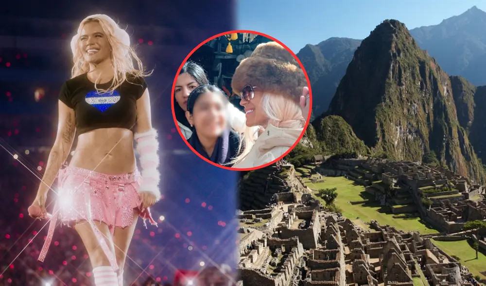 En una visita inesperada a Perú, Karol G es acompañada con admiradores en el Cusco. Foto: composición/LR/difusión