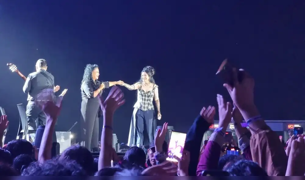 Mon Laferte deleitó a todos sus fans peruanos con un especial concierto en el que cantó sus mejores éxitos musicales. Foto: Miriam Torres/La República