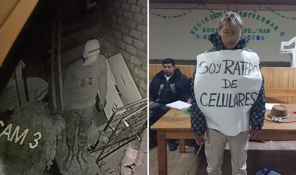 Sujeto tuvo que aceptar su delito al verse descubierto por las rondas campesinas en Puno. Foto: composición LR/Cortesía Sujeto tuvo que aceptar su delito al verse descubierto por las rondas campesinas en Puno. Foto: composición LR/Cortesía