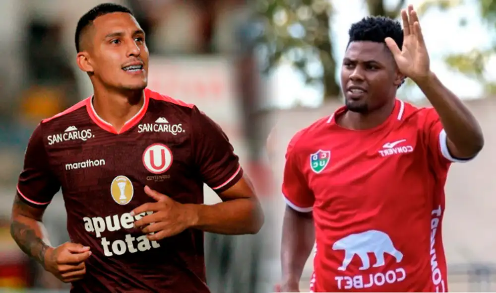 Universitario y Unión Comercio se enfrentan en el estadio Carlos Vidaurre García de Tarapoto. Foto: composición GLR/Universitario/Liga 1