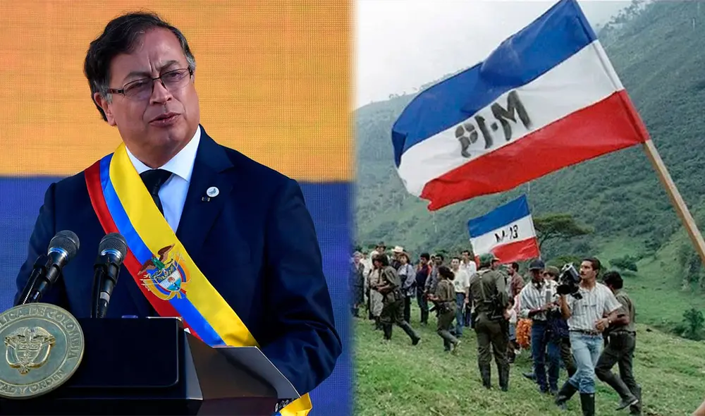 Gustavo Petro se unió al grupo guerrillero M-19 a los 18 años. Foto: composición LR/AFP/Archivo