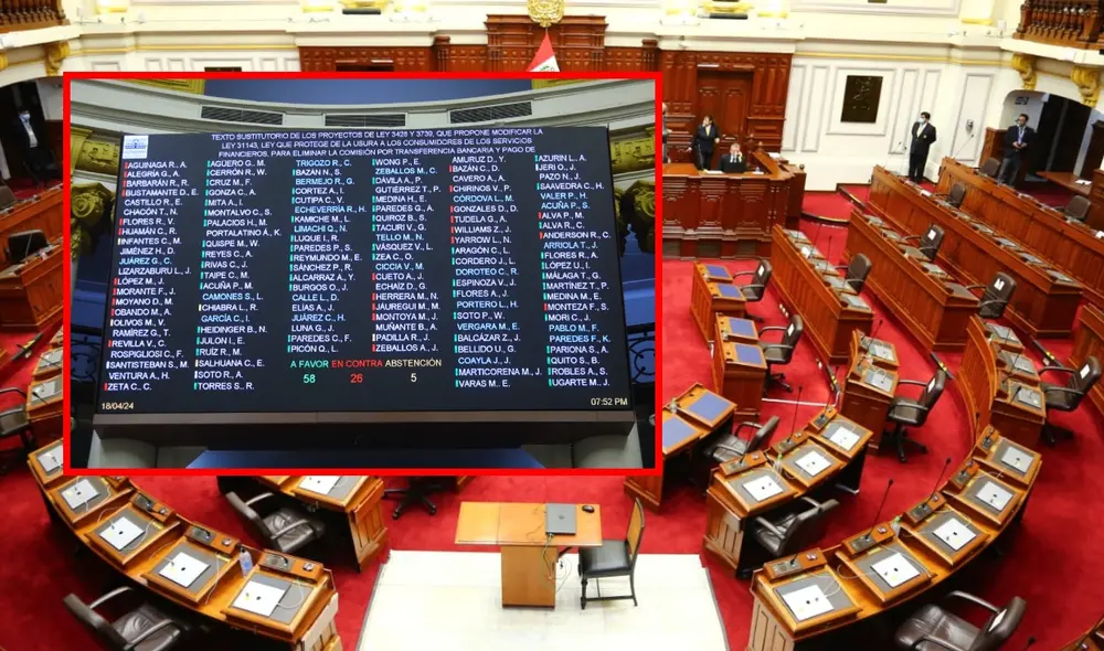 Ley tendrá que debatirse en segunda votación. Foto: composición LR/Congreso/X