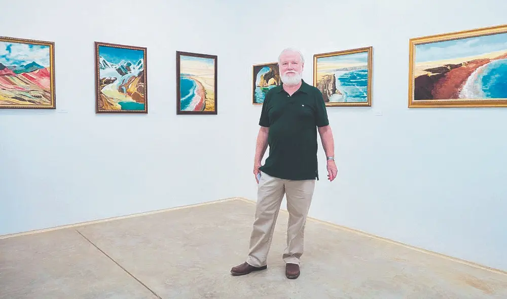 Exposición. La muestra de las pinturas de Mount y las de sus padres se expondrá hasta el 12 de julio en el Museo Julio C. Tello. Foto: difusión