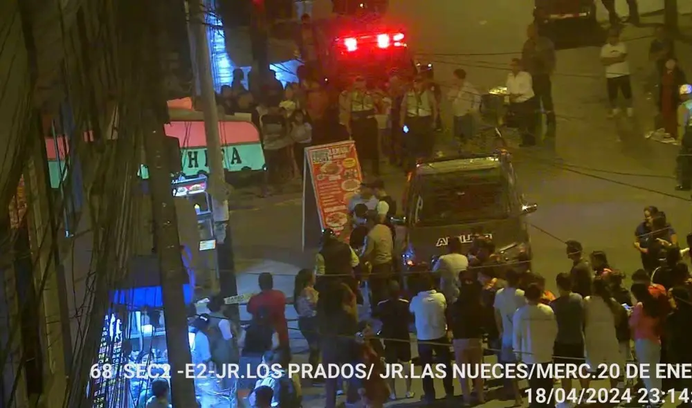 Los sicarios huyeron del lugar a bordo de un vehículo que los esperaba unas calles más abajo. Foto: Bella Alvites/URPI-LR Los sicarios huyeron del lugar a bordo de un vehículo que los esperaba unas calles más abajo. Foto: Bella Alvites/URPI-LR