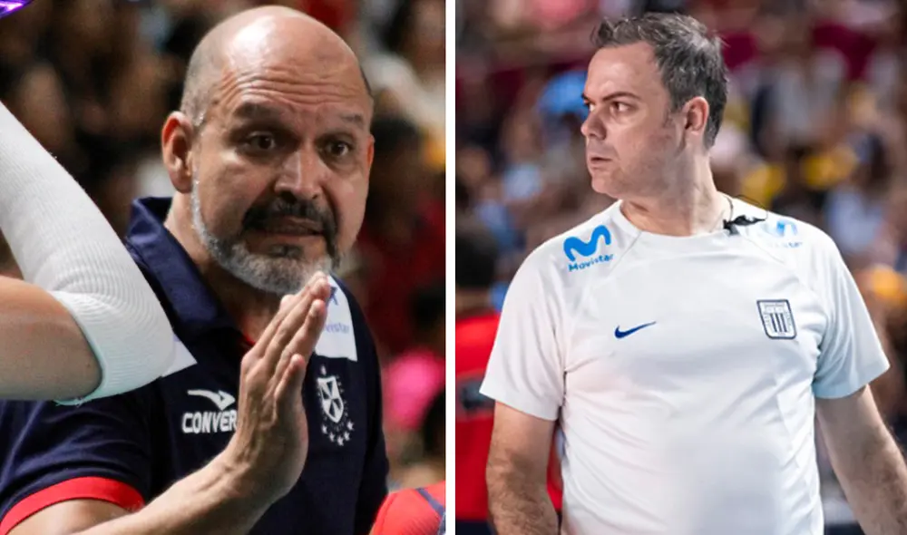 Vinicius Gamino y Rafael Petry no podrán estar en la segunda final de la Liga Nacional de Vóley. Foto: composición de LR/USMP/Alianza Lima