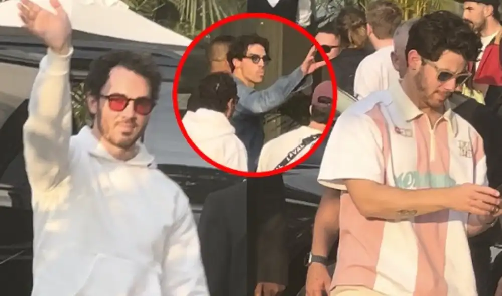 Jonas Brothers saludaron a sus fans en Lima. Foto: composición LR/X/Beatlesforeva