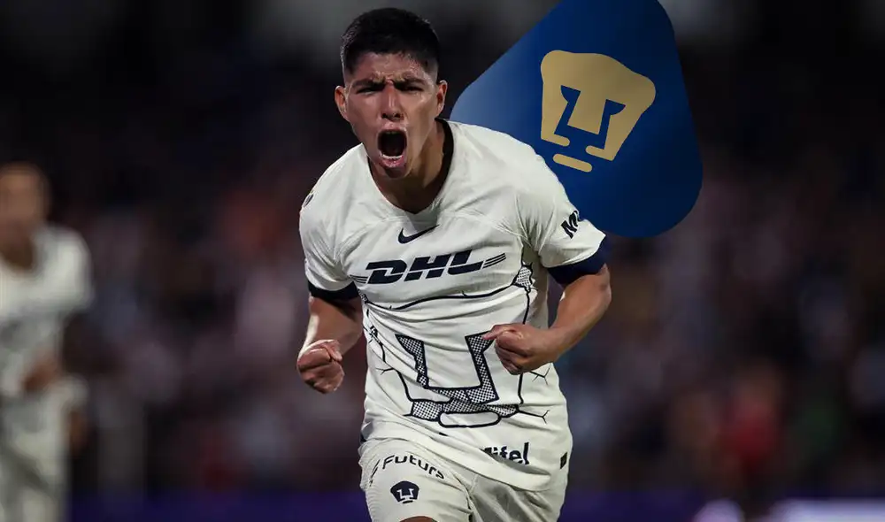 Piero Quispe es internacional con la selección peruana. Foto: composición LR/Pumas - Video: TUDN