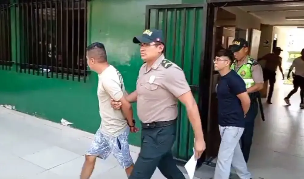 Detenidos por presunto abuso sexual. Foto: difusión