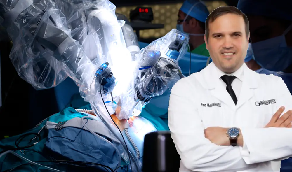 No es la primera cirugía robótica que Fred Muhletaler realiza. Foto: composición LR/findatopdoc