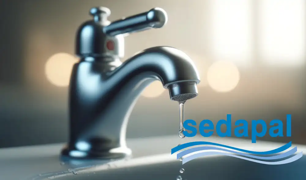 En San Juan de Lurigancho, el corte de agua será hasta las 11.55 p. m. Foto: composición LR/IA/Sedapal