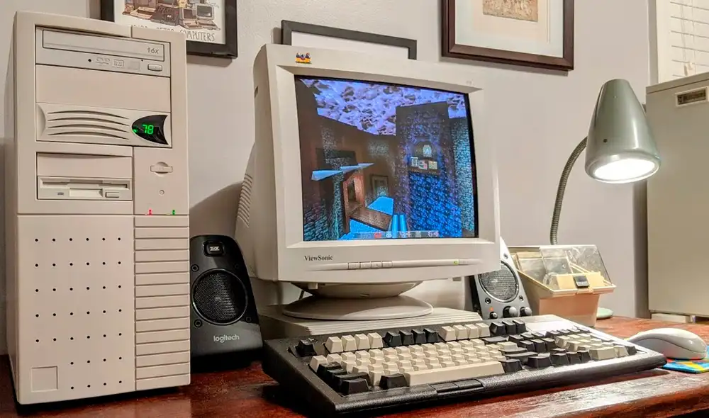 No solo las PC, los monitores, mouse y otros dispositivos eran beige. Foto: Gaming Retro