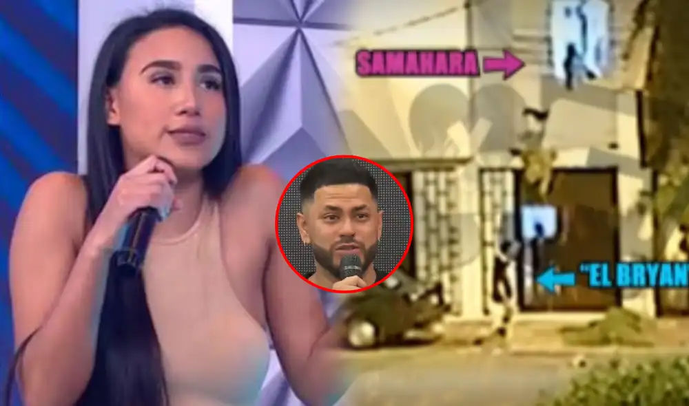 Samahara Lobatón y Bryan Torres protagonizan fuerte discusión. Foto: composición LR/Instagram/Amor y Fuego Samahara Lobatón y Bryan Torres protagonizan fuerte discusión. Foto: composición LR/Instagram/Amor y Fuego