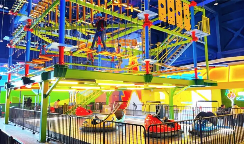 El parque de diversiones del Coney Park se encuentra en el Real Plaza en Cusco. Foto: Perú Retail