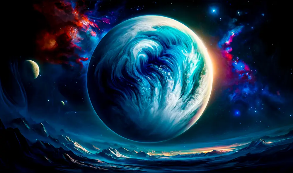 La NASA anuncia la posibilidad de un nuevo planeta ubicado en la parte más oculta del Sistema Solar. Imagen: IA