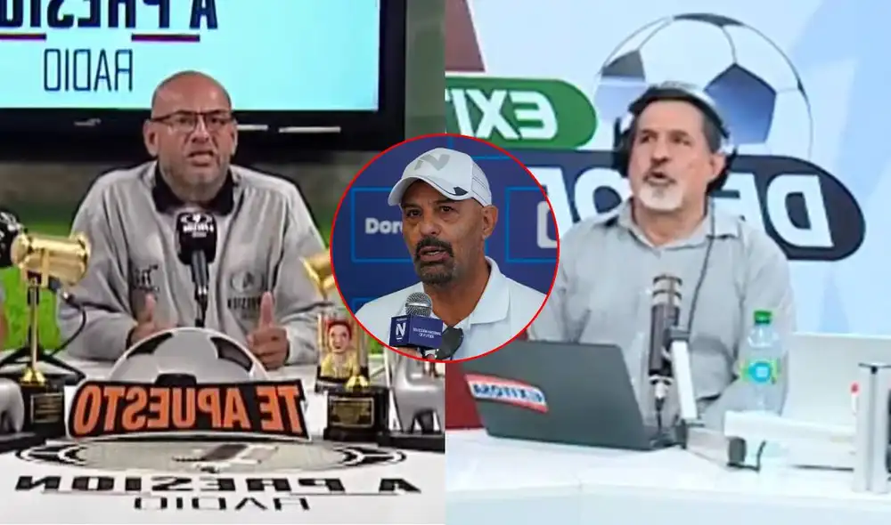 Gonzalo Núñez es una de las principales figuras de Exitosa Deportes desde hace algunos años. Foto: composición LR/captura 'A Presión'/captura Exitosa